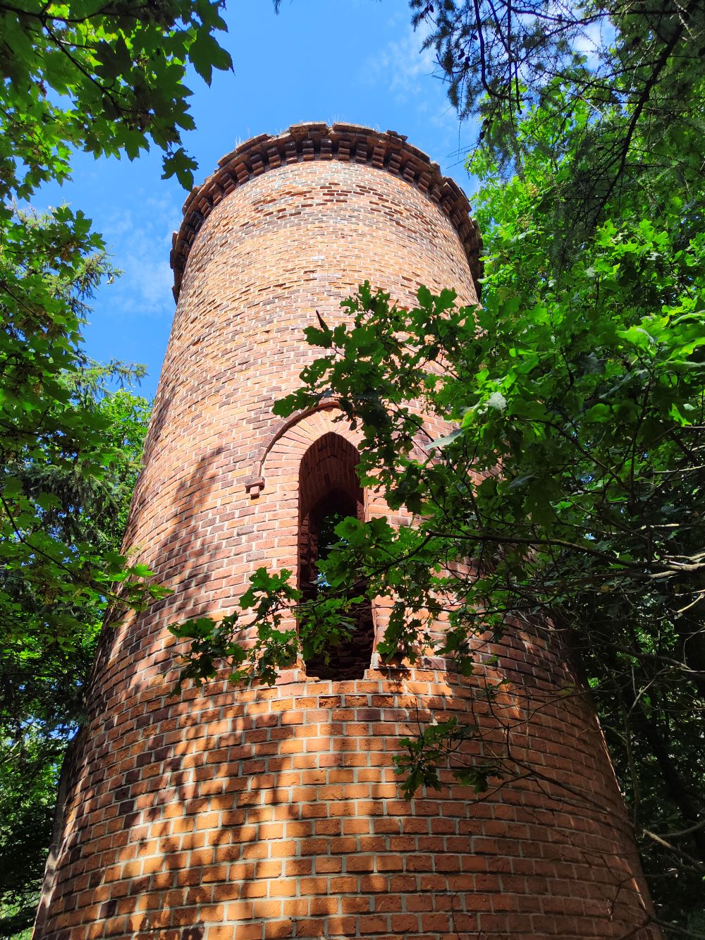 Wieża widokowa w Damianowie (ruina)